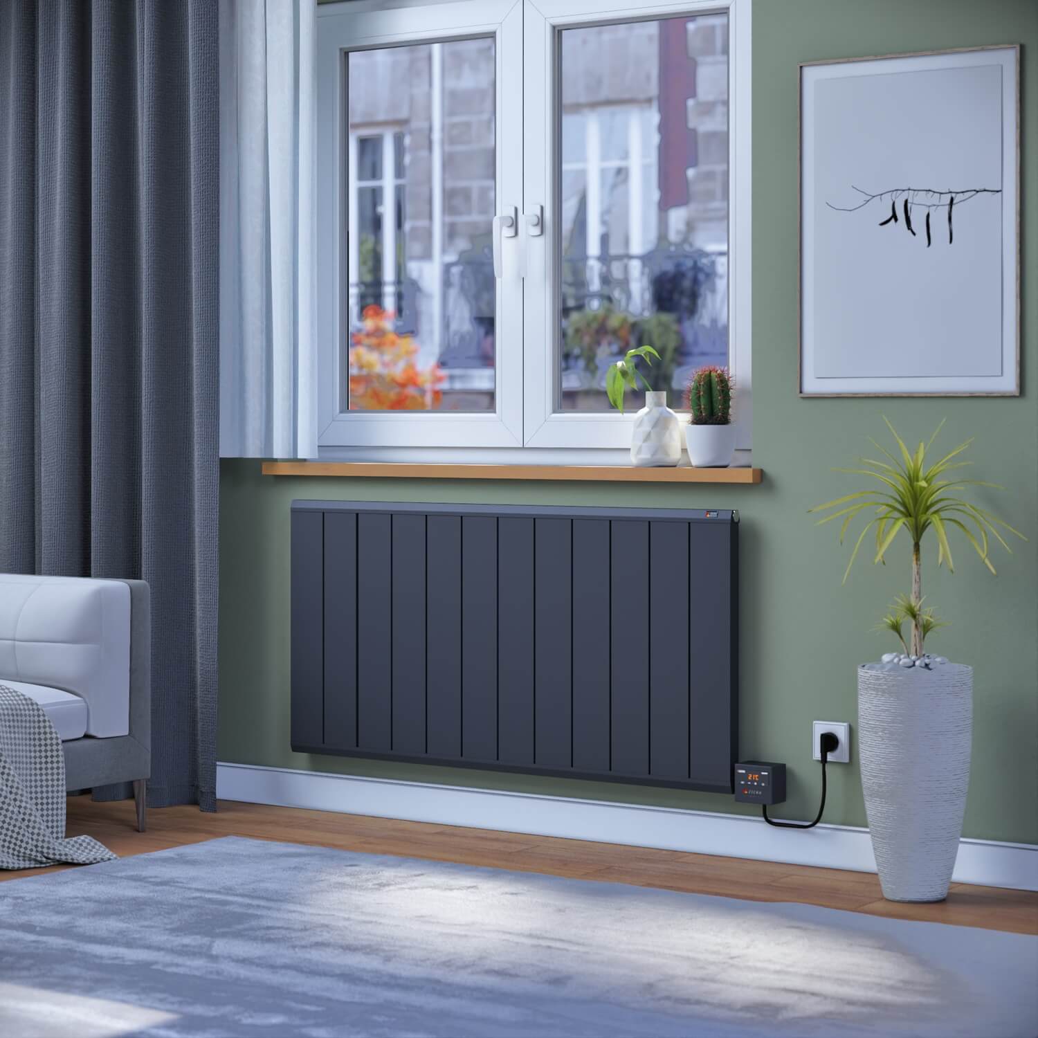 ELEKTRİKLİ RADYATÖR SIRIUS ANTRASİT