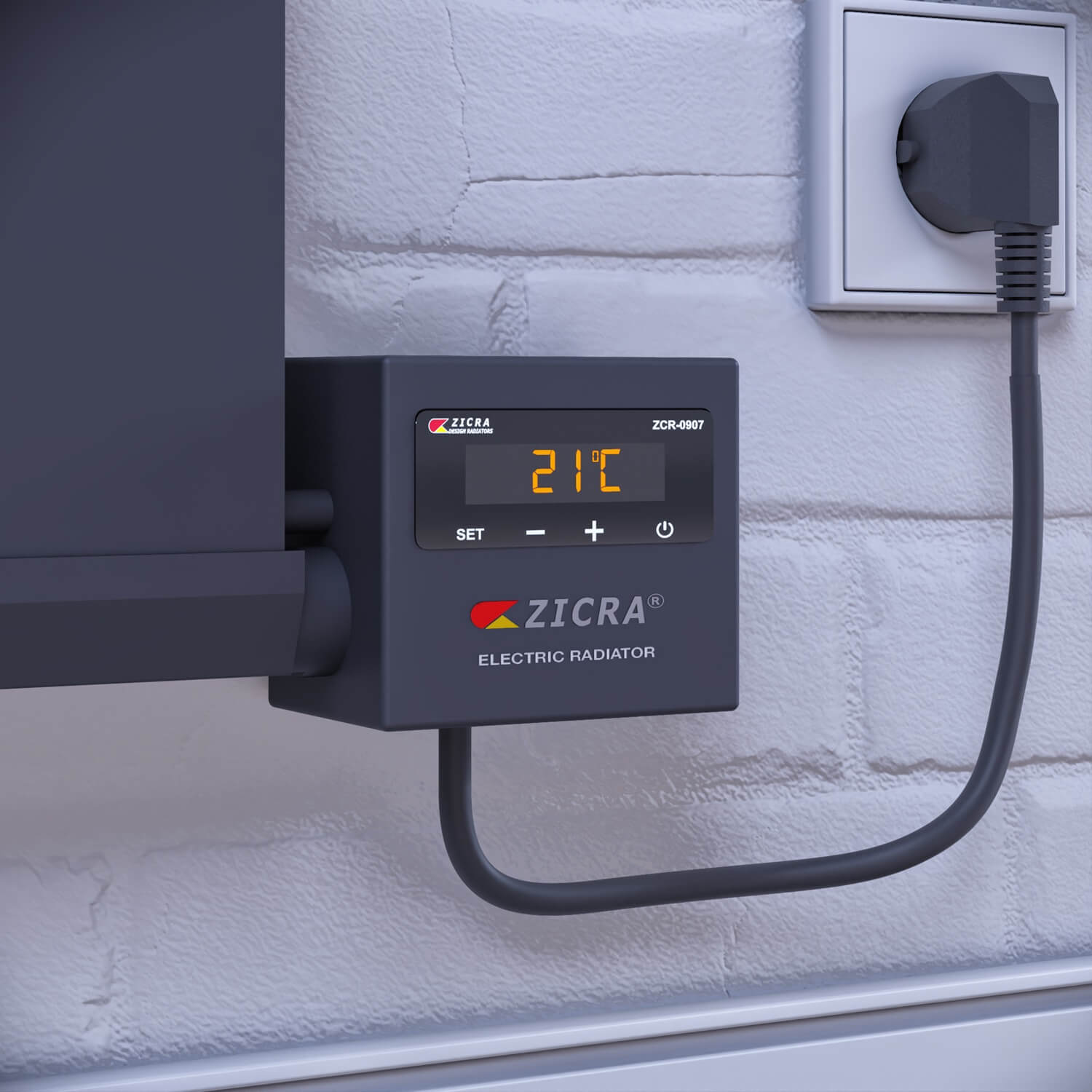 ELEKTRİKLİ RADYATÖR SIRIUS DİKEY ANTRASİT