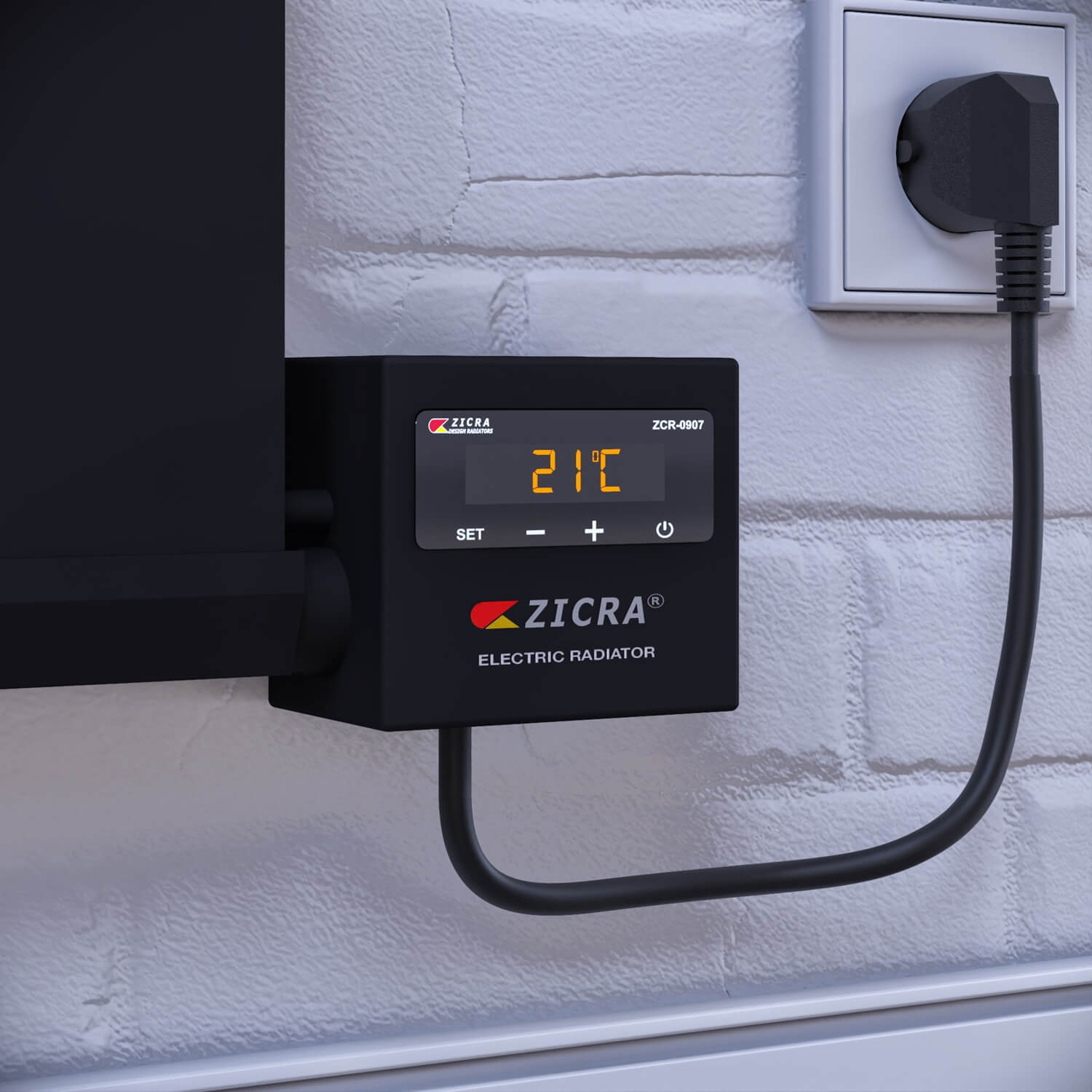 ELEKTRİKLİ RADYATÖR SIRIUS DİKEY MAT SİYAH
