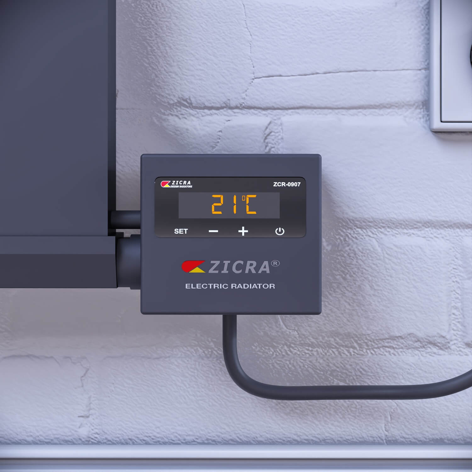 ELEKTRİKLİ RADYATÖR SIRIUS DİKEY ANTRASİT