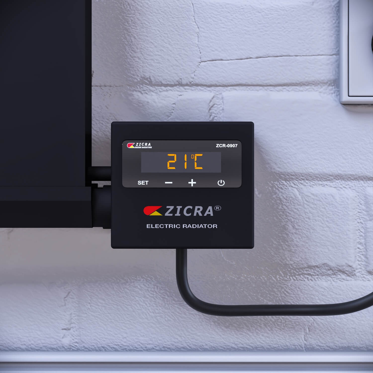 ELEKTRİKLİ RADYATÖR SIRIUS DİKEY MAT SİYAH